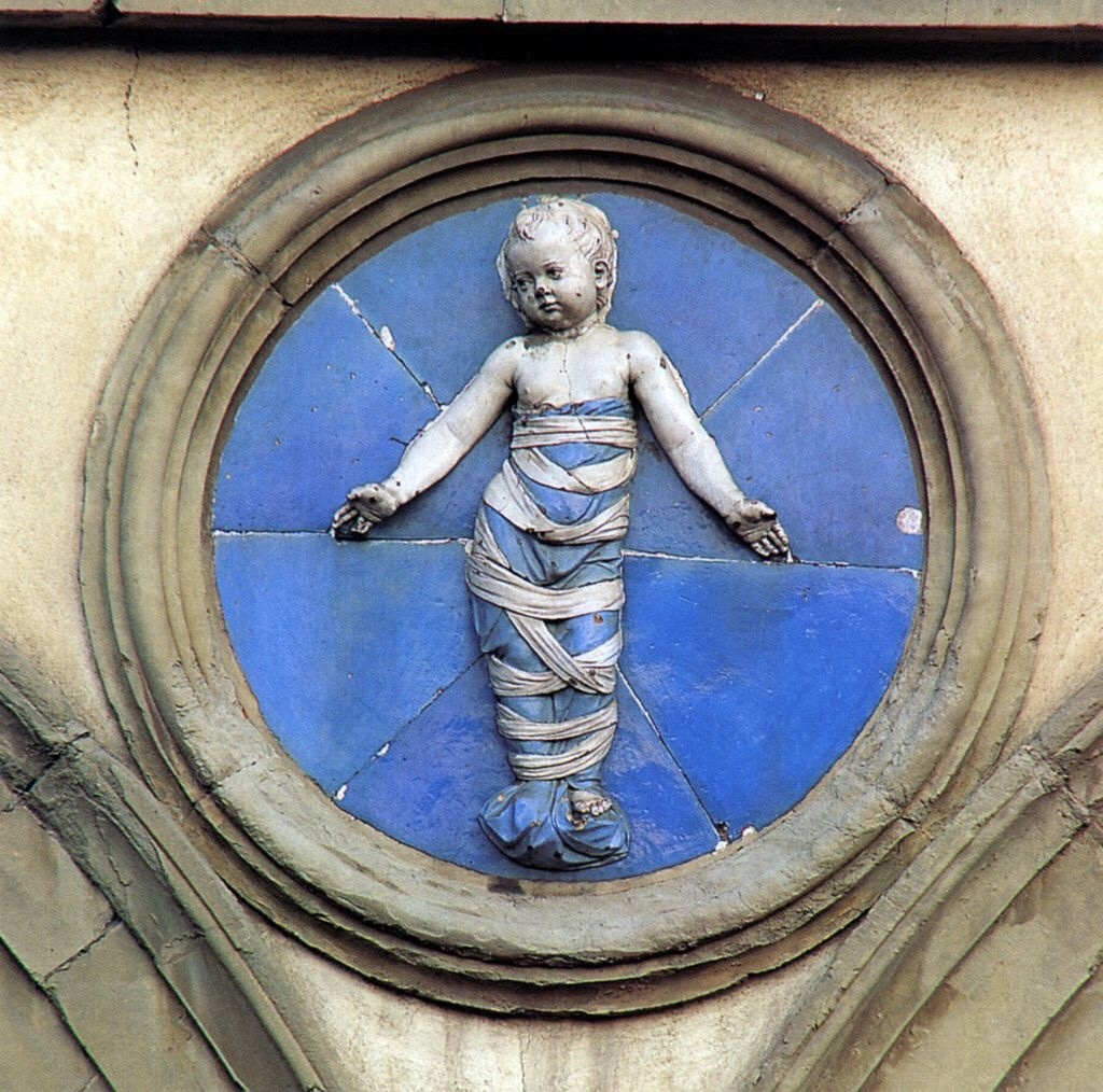 Andrea della Robbia, Decoration of the “Spedale degli Innocenti
